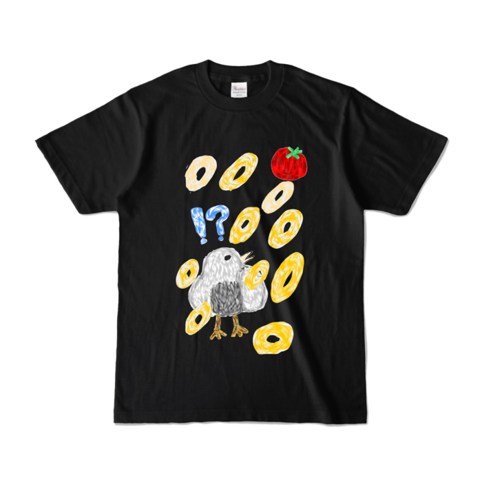 カラーTシャツ - S - ブラック (濃色)