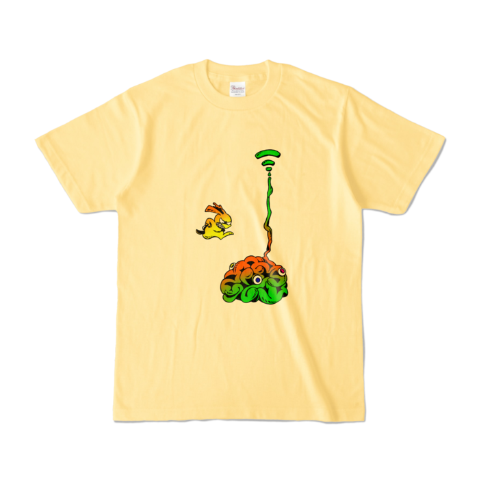 カラーTシャツ - S - ライトイエロー (淡色)(1)