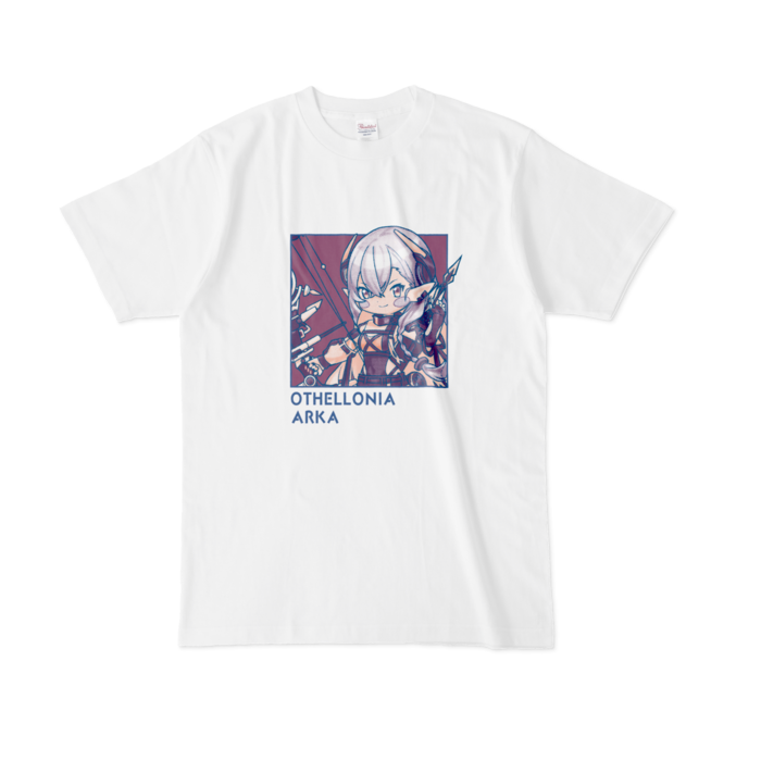 ちびキャラ「アルカ」 デザインTシャツ(L/ホワイト)