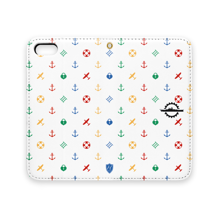 手帳型iPhoneケース(ベルトなし) - iPhone 5 / 5s / SE - ストラップ穴 あり