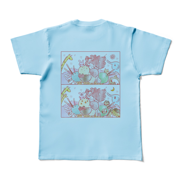 カラーTシャツ - M - ライトブルー (淡色)