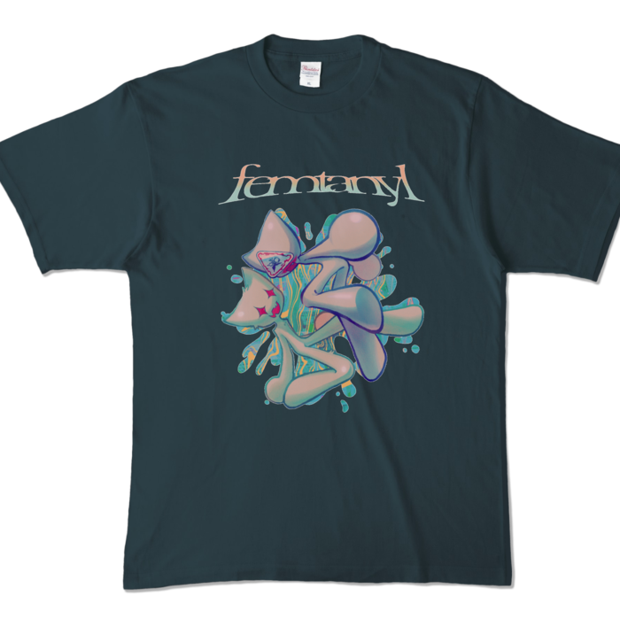 カラーTシャツ - XL - デニム (濃色)