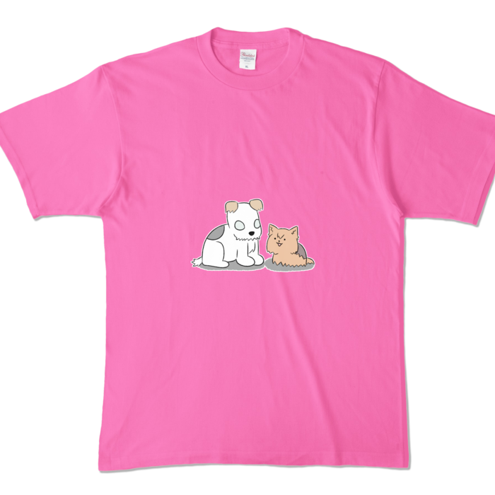 カラーTシャツ - XL - ピンク (濃色)