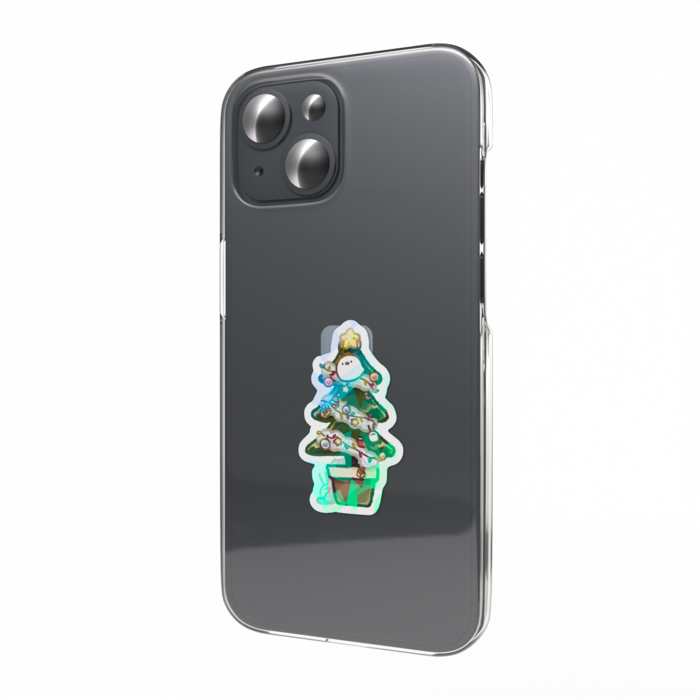 ホログラムスマホステッカー - 縦