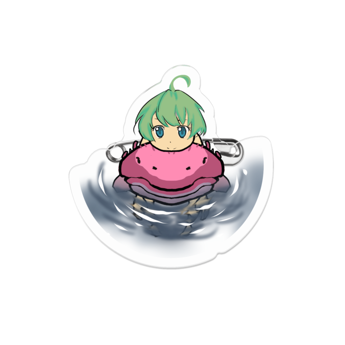 アクリルバッジ - 50 x 50 (mm)