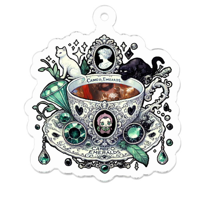 アクリルキーホルダー - 50 x 50 (mm)