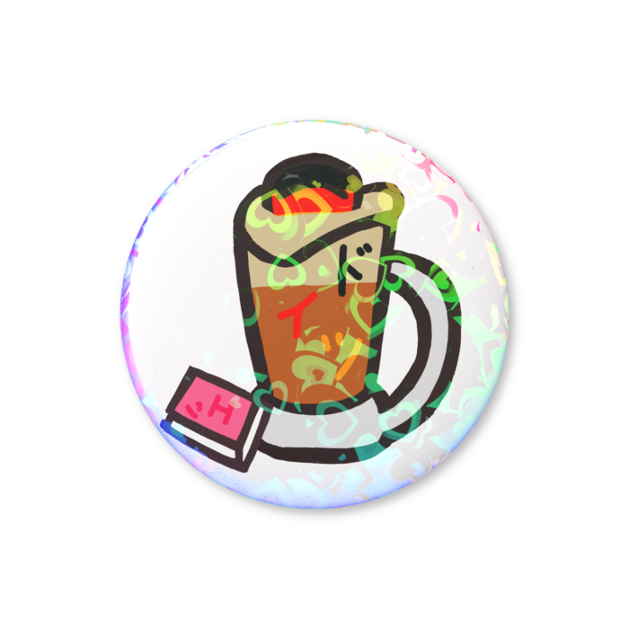 ホログラム缶バッジ - 44mm