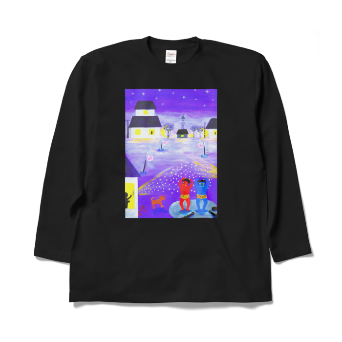 ロングスリーブTシャツ - XL - ブラック
