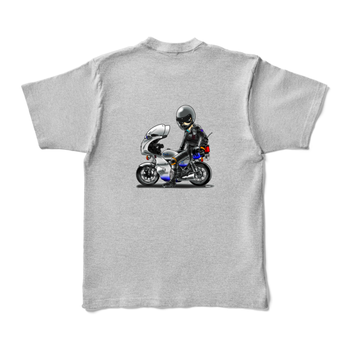 カラーTシャツ - XL - 杢グレー (濃色)