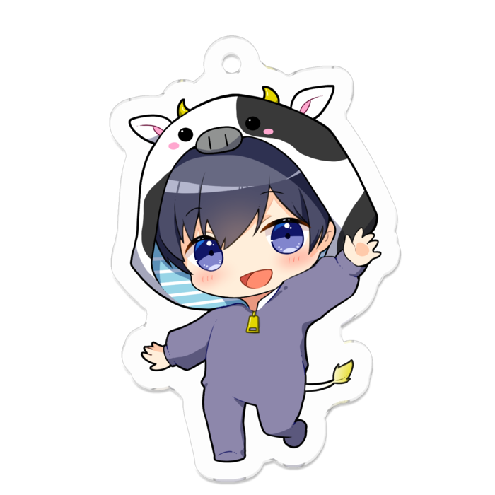 アクリルキーホルダー - 50 x 50 (mm)