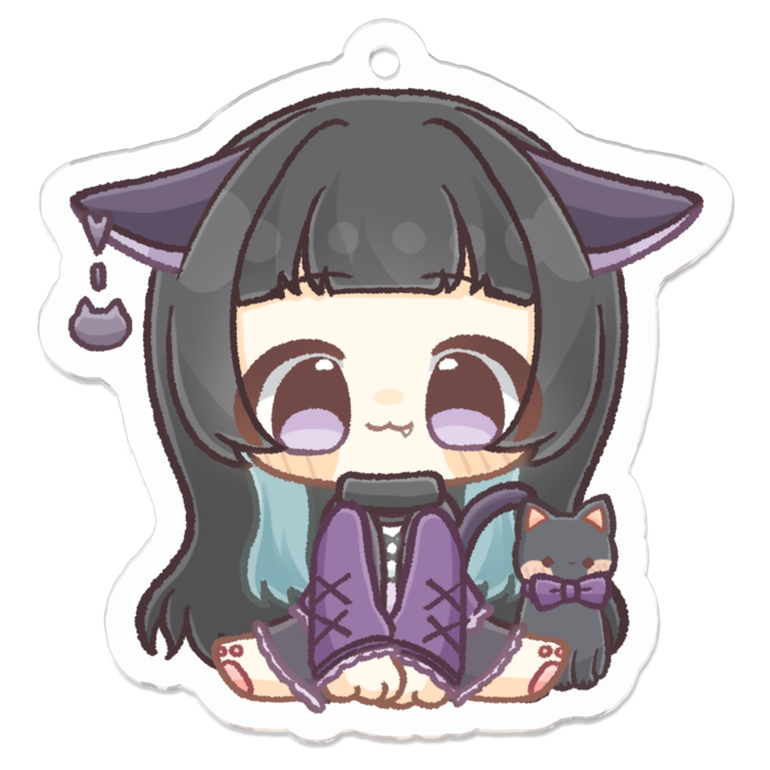 アクリルキーホルダー（コーティング） - 50 x 50 (mm)