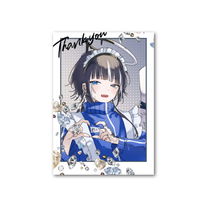 フォト風カード - 縦 - 片面