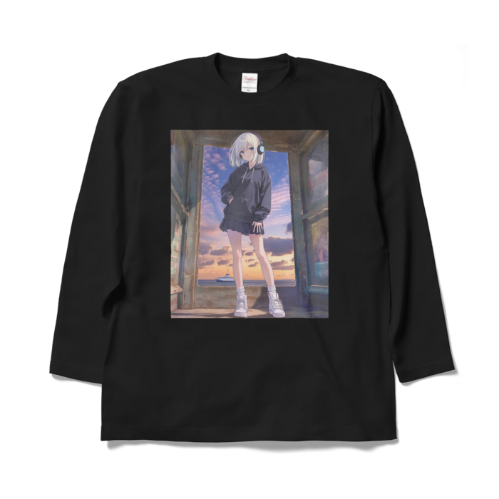 ロングスリーブTシャツ - XL - ブラック