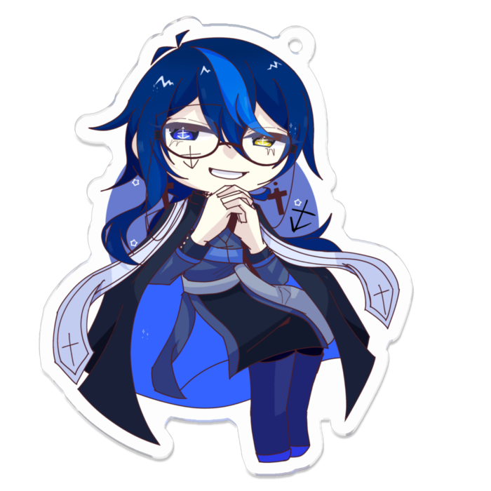 アクリルキーホルダー - 70 x 70 (mm)