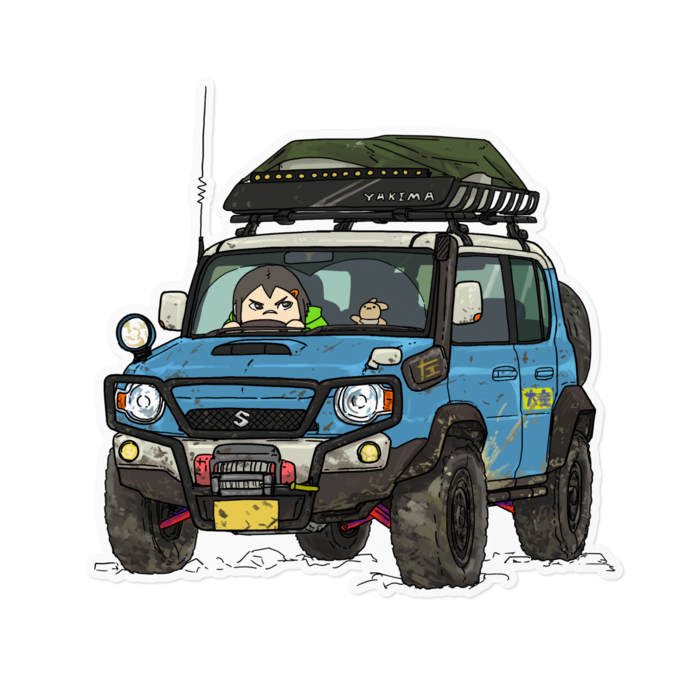 ステッカー - 160 x 160 (mm)
