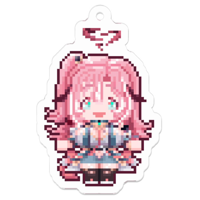 アクリルキーホルダー(コーティング) - 50 x 50 (mm)