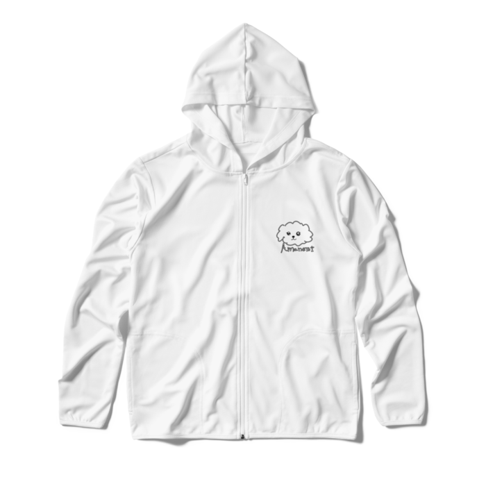 ジップパーカー - M - ホワイト