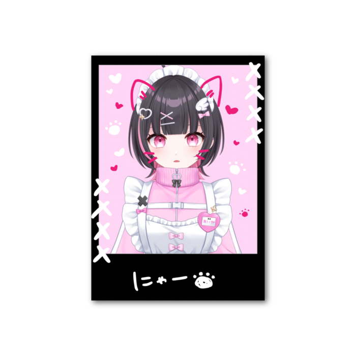 チェキ風カード(ウルフ)
