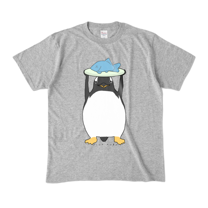 カラーTシャツ - M - 杢グレー (濃色)