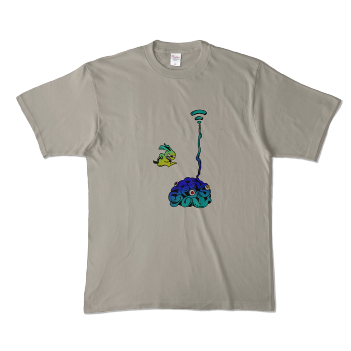 カラーTシャツ - XL - シルバーグレー (淡色)(1)