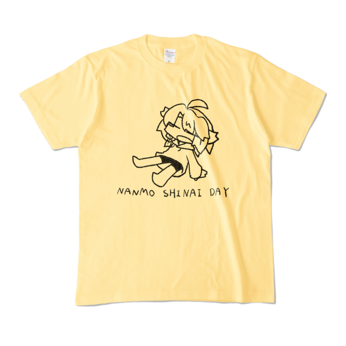 カラーTシャツ - M - ライトイエロー (淡色)
