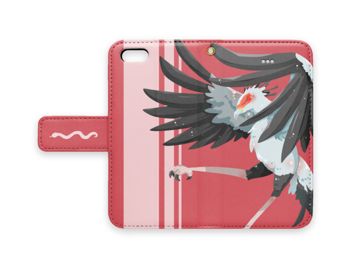手帳型iPhoneケース - iPhone 5 / SE - ストラップ穴 あり
