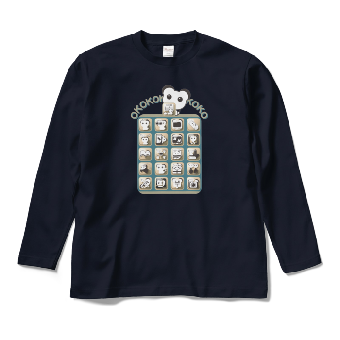 ロングスリーブTシャツ - M - ネイビー