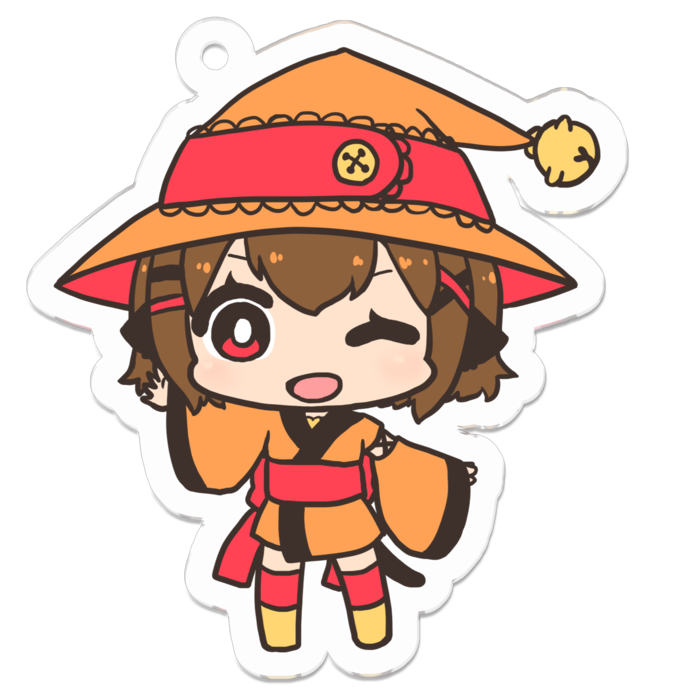 アクリルキーホルダー - 50 x 50 (mm)