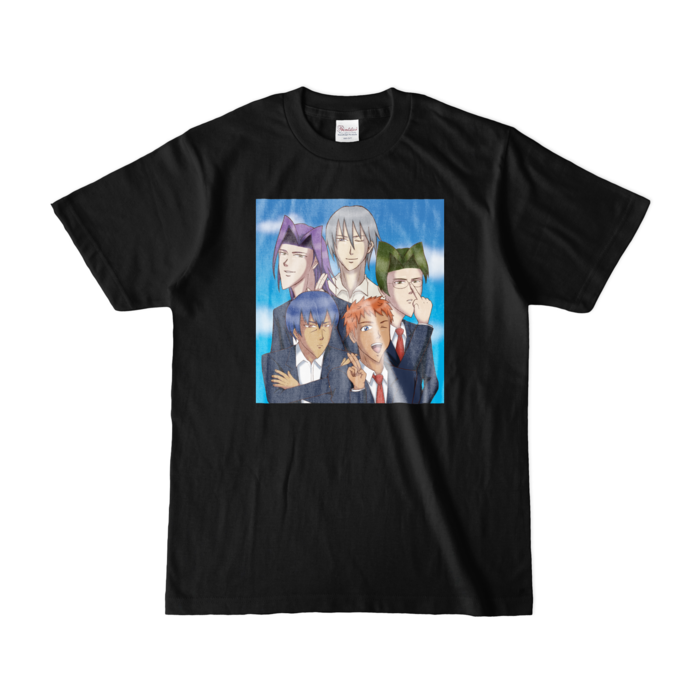 カラーTシャツ(濃色) - S - ブラック