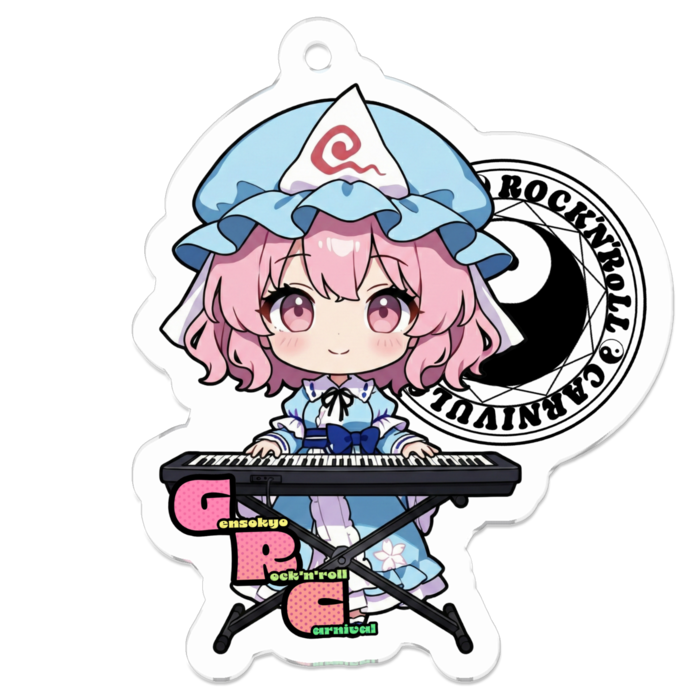 アクリルキーホルダー - 50 x 50 (mm)