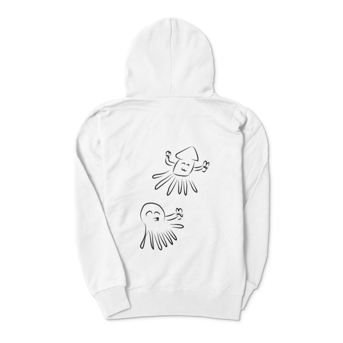 ジップパーカー - S - ホワイト