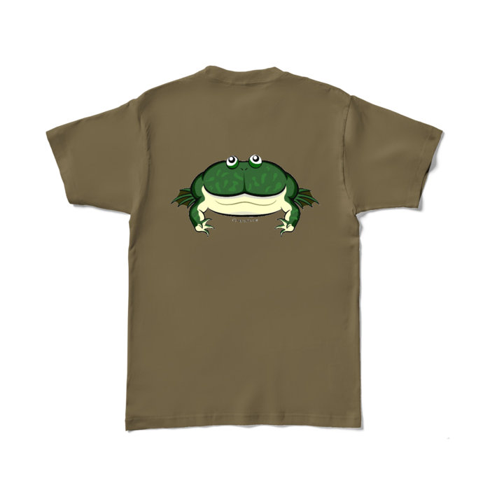 カラーTシャツ - L - オリーブ (濃色)