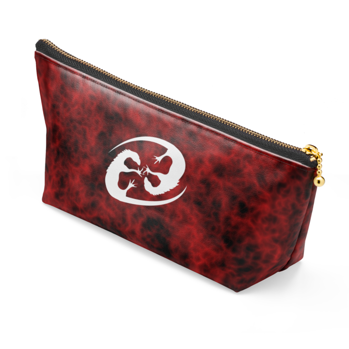 ポーチ - 長さ21.5cm / 高さ10cm - ブラック