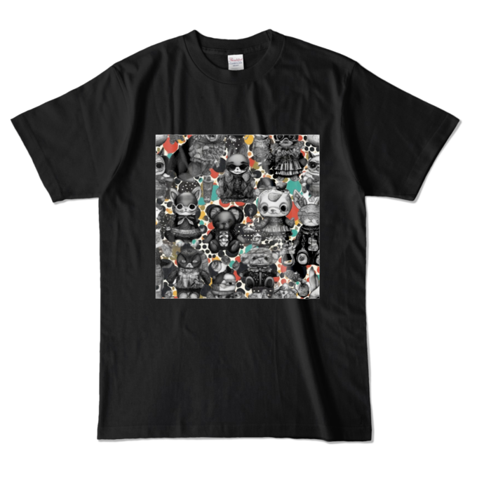 カラーTシャツ - L - ブラック (濃色)