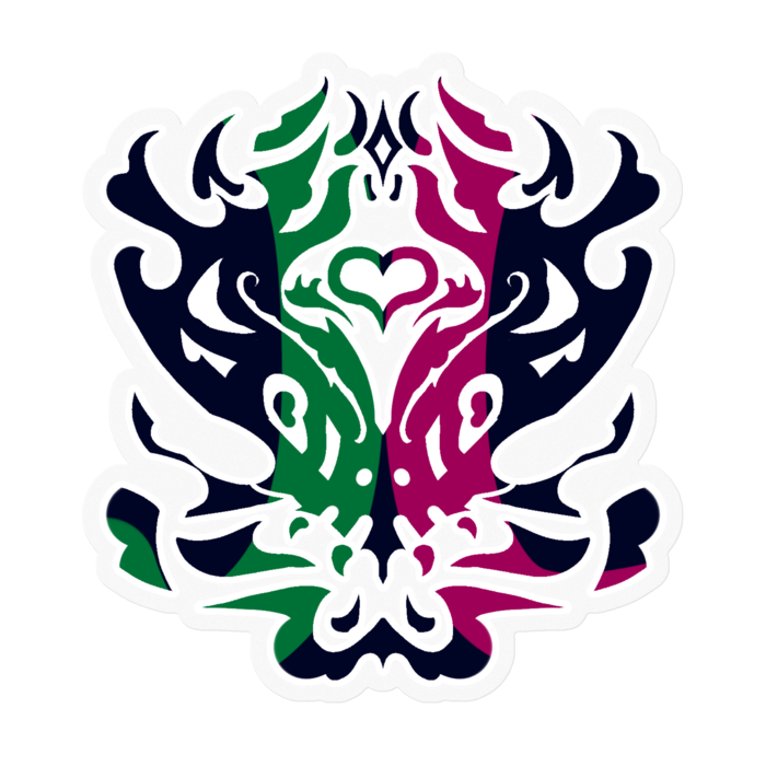 ステッカー - 100 x 100 (mm)