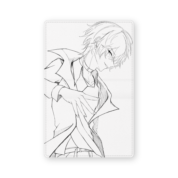 レザー製名刺入れ - 102 x 72 (mm)