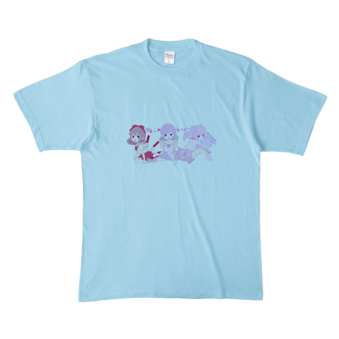 カラーTシャツ(淡色) - XL - ライトブルー