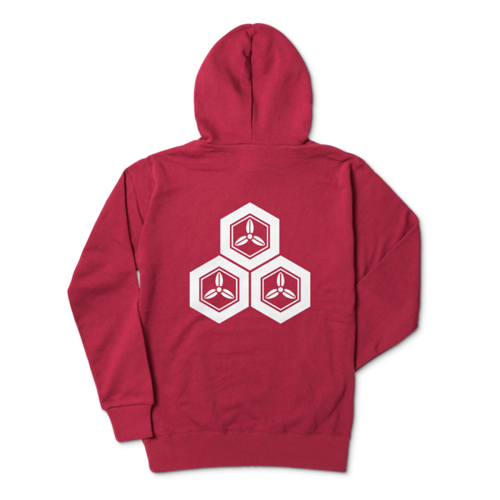 パーカー - L - バーガンディ