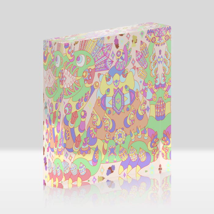 アクリルブロック - 100x100mm