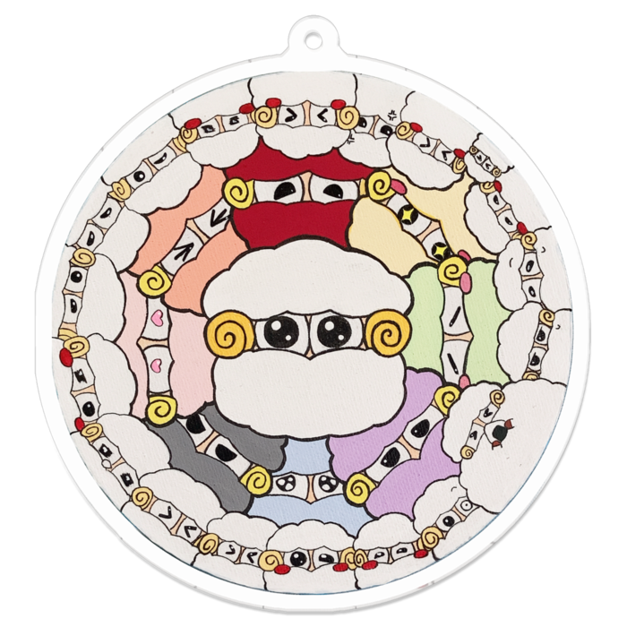 アクリルキーホルダー - 70 x 70 (mm)