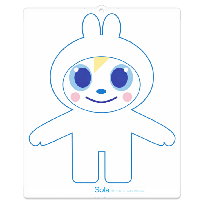 アクリルキーホルダー - W100 × 100mm 以内