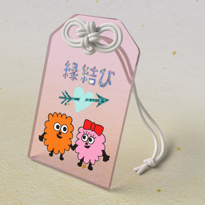 アクリルお守り - 50 × 80mm