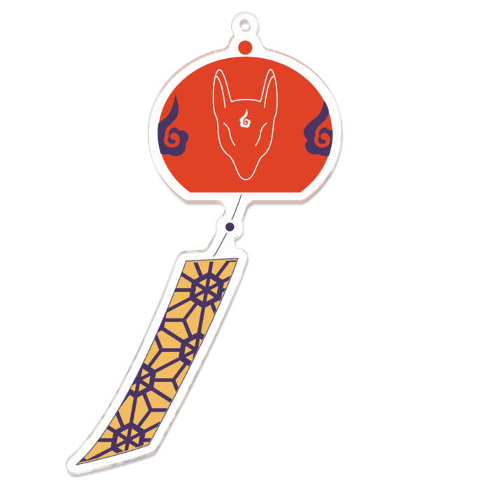 アクリルキーホルダー - 100 x 100 (mm)