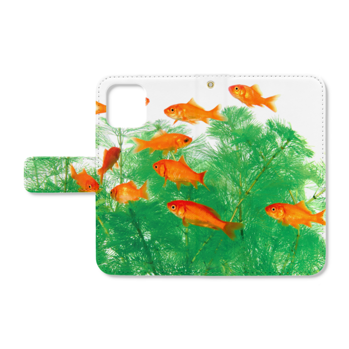 手帳型iPhoneケース - iPhone12 mini - ストラップ穴 あり