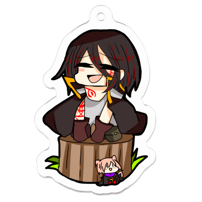 アクリルキーホルダー - 50 x 50 (mm)