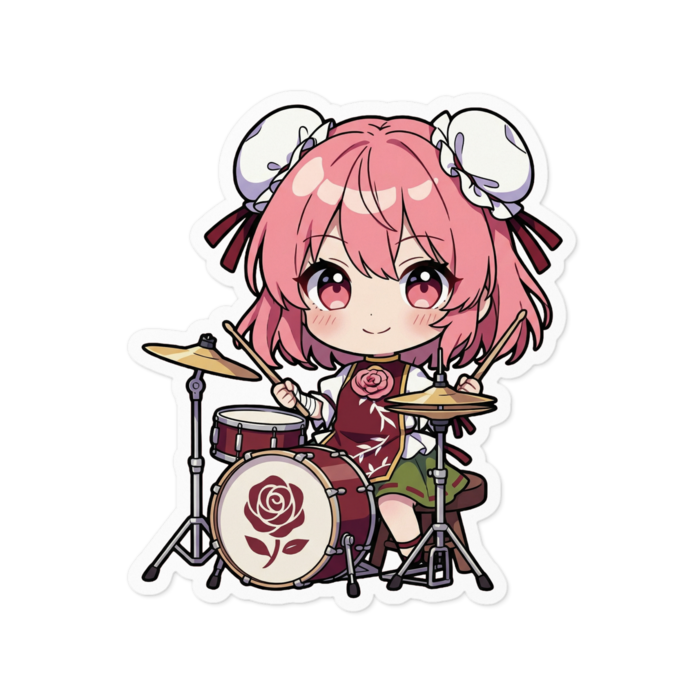 ステッカー - 100 x 100 (mm)(キャラのみ)