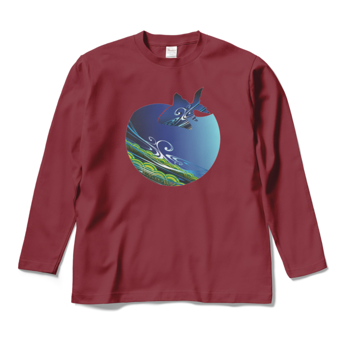 ロングスリーブTシャツ - M - バーガンディ
