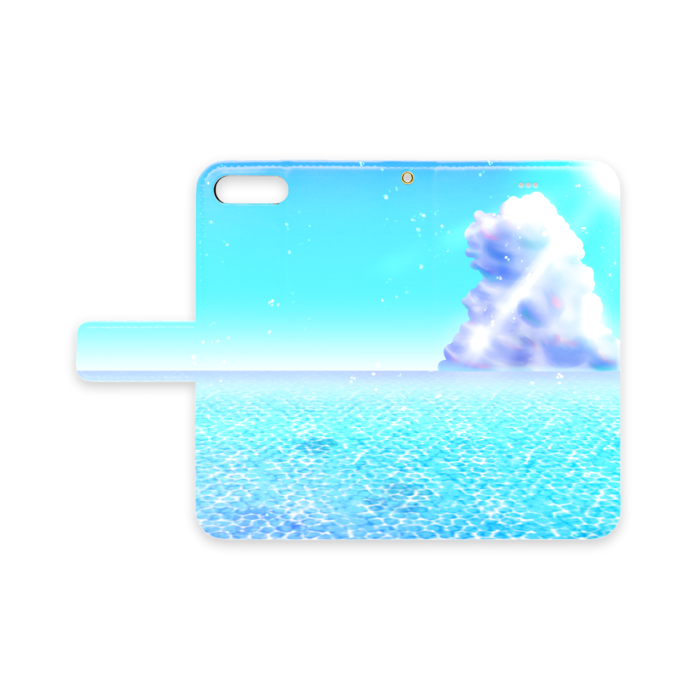 手帳型iPhoneケース - iPhone 7 Plus / 8 Plus - ストラップ穴 あり
