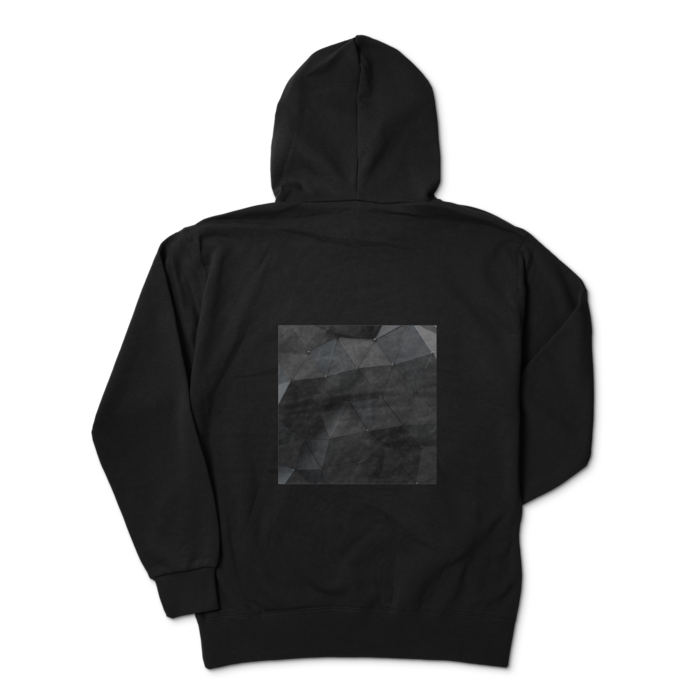 ジップパーカー - XL - ブラック