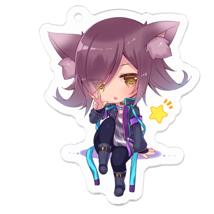 アクリルキーホルダー - 50 x 50 (mm)